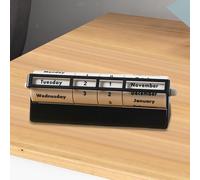 Calendario perpetuo compatto decorativo per la casa, l'ufficio, lo