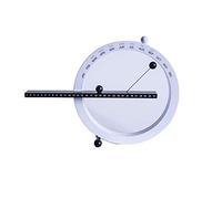 Calendario perpetuo con palla magnetica, manuale, decorazione creativa classica, regalo di inaugurazione della casa, ornamenti da tavolo o da parete (bianco)