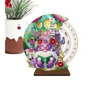Calendario Perpetuo da Scrivania | Kit Calendario 3D Strass Da Scrivania Blocco Decorativo,Decorazione per la Casa, Supporto da per Camera da Letto, Scuola, Appartamento