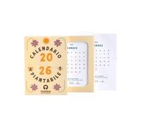 Calendario Piantabile 2026 | Carta con Semi per 12 Mesi di Fiori e Piante | Regalo Originale, Pratico e Divertente | Resetea
