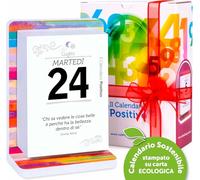 Calendario Positivo 2026 Motivazionale | Da Tavolo con Supporto COLOR | Affronta le Giornate col Sorriso ed un Pensiero filosofico | Idea Regalo geniale | Dimensioni 12x17x5,5 | Luxury Pack