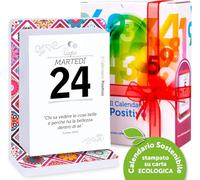 Calendario Positivo 2026 Motivazionale | Da Tavolo con Supporto Flowers | Affronta le Giornate col Sorriso ed un Pensiero filosofico | Idea Regalo geniale | Dimensioni 12x17x5,5 | Luxury Pack