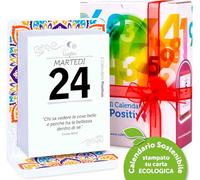 Calendario Positivo 2026 Motivazionale | Da Tavolo con Supporto Mandala | Affronta le Giornate col Sorriso ed un Pensiero filosofico | Idea Regalo geniale | Dimensioni 12x17x5,5 | Luxury Pack