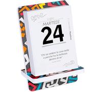 Calendario Positivo 2026 Motivazionale | da Tavolo con Supporto X GRAFFITI | Affronta le Giornate col Sorriso ed un Pensiero filosofico | Idea Regalo geniale | Dimensioni 12x19x11