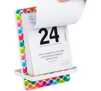 Calendario Positivo 2026 Motivazionale | da Tavolo con Supporto X SORRISI | Affronta le Giornate col Sorriso ed un Pensiero filosofico | Idea Regalo geniale | Dimensioni 12x19x11