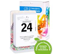 Calendario Positivo 2027 Motivazionale | Da Tavolo con Supporto Elegance | Affronta le Giornate col Sorriso ed un Pensiero filosofico | Idea Regalo geniale | Dimensioni 12x17x5,5 | Luxury Pack