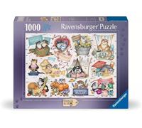 Ravensburger Crazy Cats A Cat's Year - Puzzle per adulti e bambini, dai 12 anni in su