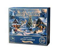 Calendario Puzzle Countdown 2026 Puzzle da Collezione Villaggio Stagionale | Countdown Avvento Natalizio Per Bambini, Adulti, Famiglie, Collezionisti, Natale, Vacanze, Festa, Casa