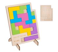 Calendario Puzzle | Realizzato in legno, Portatile e Interattivo | Puzzle giornaliero per tutto l'anno,Per adulti bambini studenti in viaggio a casa