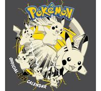 Calendario Quadrato Pokemon 2026, Compleanno, Natale, Regalo, Prodotto Ufficiale