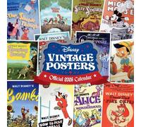 Calendario Quadrato Vintage Disney 2026, Compleanno, Natale Prodotto Ufficiale