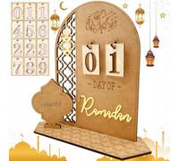 Calendario Ramadan 2024 Ramadan Decorazioni, Ramadan Calendario decorazione Eid Mubarak Decorazione 30 Giorni Fino Eid DIY Ramadan, Calendario Ramadan Kareem per Feste di Ramadan Islamico e Regalo