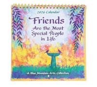 Calendario regalo 2026 della collezione Blue Mountain Arts - con illustrazioni sincere, poesia e versi sentimentali di Suzy Polis Schutz e Stephen Schutz (Friends are the Most Special)