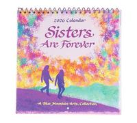Calendario regalo 2026 della collezione Blue Mountain Arts con illustrazioni sincere, poesia e versi sentimentali di Suzy Polis Schutz e Stephen Schutz (Sisters are Forever)