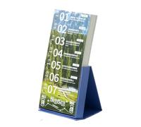 Calendario staccabile 2026 - Planner settimanale con parole positive, calendario staccabile per ufficio, casa, sul posto di lavoro, dormitorio, casa, camera da, soggiorno e scuola.