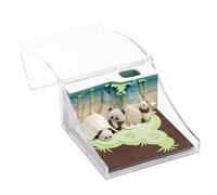 Calendario Time Piece, 3-Dimensional Art Notepad Paper Card, Multifunzionale Panda Notepad, Craft Creative Presente Desk Decorazione, Notepad, Non-Sticky Post Notes, Handmade Art Pads