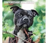 Calendario tradizionale 2026 dello Staffordshire Bull Terrier