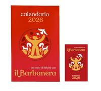 Calendario tradizionale Barbanera 2026 - Nuovo calendario - 264° anno di pubblicazione + Almanacco DOPPIA COPERTINA + segnalibro e calendario tascabile