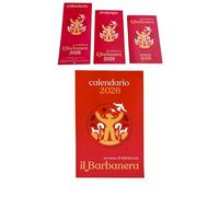 Calendario tradizionale Barbanera 2026 - Nuovo calendario - 264° anno di pubblicazione + Almanacco + Oroscopo + mini calendario da parete 28 x 13 cm + segnalibro e calendario tascabile