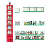 Calendario visivo per - Mini Tasca Da Viaggio, Routine Quotidiana in Classe | Tabella Di Comportamento Per Scuola Domestica, 45 Attività, 9 Carte Vergini, Apprendimento Prescolare,