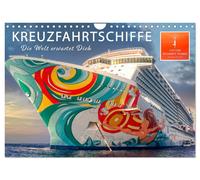 Calendrier 2027 · French Version · Bateaux de croisière - le monde t'attend (Cal