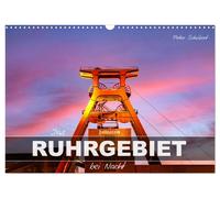 Calendrier 2027 · French Version · La région de la Ruhr de nuit (Calendrier mura
