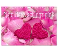 Calendrier 2027 · French Version · Mon cœur bat en rose (Calendrier mural 2027 D