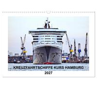 Calendrier 2027 · French Version · Navires de croisière Cap sur Hambourg 2027 (C
