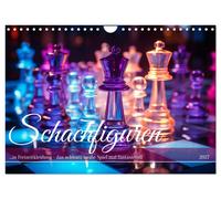 Calendrier 2027 · French Version · Pièces d'échecs en tenue de loisir (Calendrie