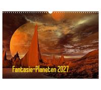 Calendrier 2027 · French Version · Planètes imaginaires (Calendrier mural 2027 D