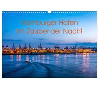 Calendrier 2027 · French Version · Port de Hambourg - Dans la magie de la nuit (