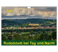 Calendrier 2027 · French Version · Rudolstadt de jour comme de nuit (Calendrier