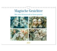 Calendrier 2027 · French Version · Visages magiques (Calendrier mural 2027 DIN A