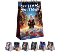 Calendrier De Compte À Rebours 100 Jours - Décoration De Table Interactive Noël | Calendrier Décoratif Réutilisable Pour Salon, Bureau, Classe, Entrée | Idéal Fêtes De Décembre Adultes