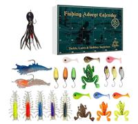 Calendrier De L' 2025 - Coffret D'Appâts De 24 Jours | Kit De Leurres De Pour Compte À Rebours 2025 | Set De - Garçons, Petit Ami, Mari, Père, ur, Voyage, Vacances
