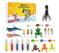 Calendrier De L' 2025 - Coffret D'Appâts De 24 Jours | Kit De Leurres De Pour Compte À Rebours 2025 | Set De - Garçons, Petit Ami, Mari, Père, ur, Voyage, Vacances