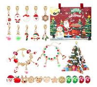 Calendrier de l' Bijoux de Noël | Calendrier de l' 2025 Br a l Jo l e C tion Bijoux Pour Débutantes Filles Adolescents Femmes Fête Scolaire