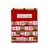 Calendrier De L' In Tissu Avec Poches,Calendrier De L' In Tissu - Calendrier De Compte À Rebours Suspendu - Calendrier De L' De Noël Avec Poches, Sac De Rangement Réutilisable