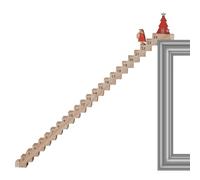 Calendrier De L’ Père Noël | 1*pcs Décor De Noël En Bois | Panneau De Compte À Rebours | Parfait Pour Bureau, Salon Ou Cheminée, Décoration Festive, Et Réutilisable Chaque Année