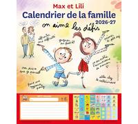 Calendrier de la famille Max et Lili