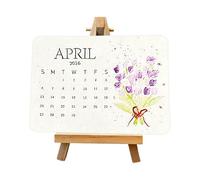 Calendrier Mensuel 2026 - Calendrier Quotidien Thème Plantes Avec Support | Planificateur Bureau Maison Études | Suivi Des Habitudes Pour Élèves Étudiants Femmes Hommes Organisation Travail Studio