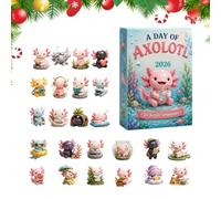 Calendrier Noël 2026 - Compte à Rebours 24 Jours, Ornements 2D | Décoration Noël, Compte à Rebours, 24 Ornements, Design Festif, Crée l'Attente des Fêtes, Cadeau Enfant, 2D