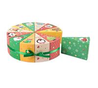 Calendrier Vide - Coffret Surprise Noël, Rangement Festive Modulable, Cadeau Réutilisable Personnalisé | Décoration Créative Artisanale, Boîtes Cartonnées Remplissables | Pour