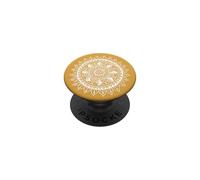 Calendula Giallo Mandala Boho Senape Chic Zen Art Design PopSockets PopGrip Adesivo