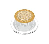 Calendula Giallo Mandala Boho Senape Chic Zen Art Design PopSockets PopGrip per MagSafe