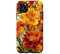 Calendula Ottobre Fiore Nascita Floreale Colorato Arancione Custodia per iPhone 11 Pro Max