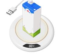 Calentador de café - Calentador de tazas eléctrico inteligente de 20 W con control de temperatura de 3 livelli hasta 55 °C, posavasos termo creativo para bebidas, té y leche | Ideal para cocina, habit