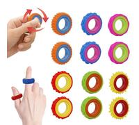 CaLeQi Anello Fidget Sensoriale per Bambini e Adulti Set di 12 Pezzi