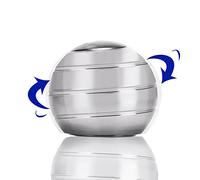 CaLeQi Giroscopio Cinetico a Sfera da Spinner in Metallo per Ufficio Giocattolo con Illusione Ottica per Allevia Lo Stress ispira la creatività interiore