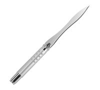 CaLeQi Maniglia coltello tagliacarte in acciaio inox coltello Split File buste cancelleria maniglia portatile apribuste per la scuola casa lavoro usi